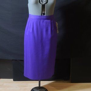 NWT Purple Knee-length Skirt By Radcliffe Size 14
